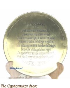 Metalen herinnerings bord 1914 
