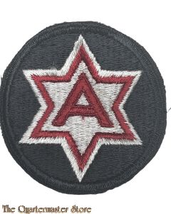 Mouwembleem 6th Army (Sleeve patch 6th Army) (post ww2)