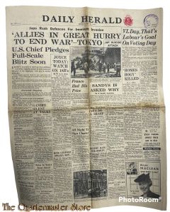 Newspaper Daily Herald Monday June 25 1945