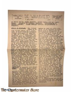 Krant de Waarheid 4 april 1945 (voor bezet gebied)