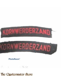 Straatnamen luchtdoel Kornwerderzand set