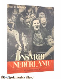 Ons vrije Nederland 1945 , Feest te Amsterdam 5e jrg no 13