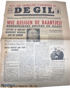 Satirisch NSB blad "de GIL" no 5,  21 aprli 1944