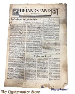 Krant de Landstand , '3e jrg no 28  Vrijdag 14 Juli 1944  Zuidholland (Indrukken en gedachten)