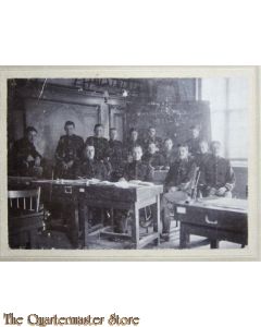 Foto groep militairen Cursus studiejaar 1911-12