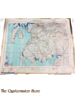 LW map Fliegerausgabe Grossbritannien (Schotland, Glasgow u. Mittlerer Westen) 1940
