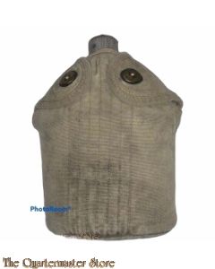 US Veldfles M1910 met hoes en cup (Canteen M1910 with cover and cup)