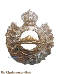 Collar badge Canadian Engineers WW1