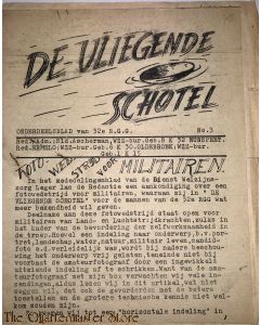 Onderdeelsblad van 32 R.G.G. no 3 ¨de Vliegende schotel¨