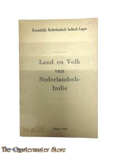 Boekje Land en volk van Nederlandsch-Indie. 1945 Koninklijk Nederlandsch Indisch Leger