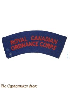 Shoulder flash Royal Canadian Ordnance Corps 1946-1950