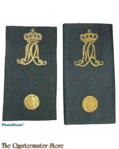Schouderstukken vaandrig MA Militaire Academie