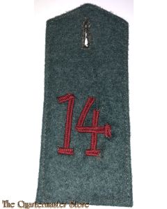 Imperial German M15 NCO Shoulderboard 14 Regiment Infantry