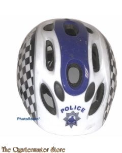 British POLICE bicycle helmet 