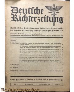 Deutsche Richterzeitung Heft 11 15 nov 1934