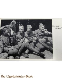 Prent briefkaart mobilisatie 1939 De toffe jongens