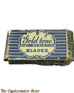 Blades shaving Gold Tone (Scheermesjes Gold Tone)
