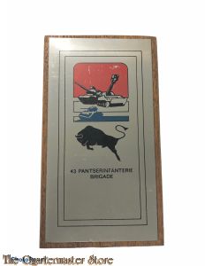 Wandbord 43e Pantserinfanterie Brigade