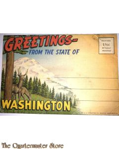 Map of postcards Washington 1940