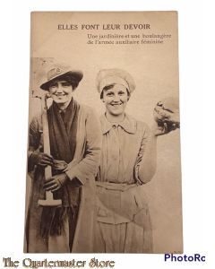 Postcard 1914-18 Elles font Leur devoir (Female war workers postcard)