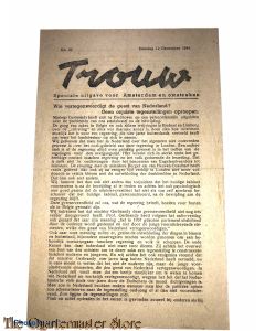 Krant Trouw no 22,  dinsdag 12 december 1944 