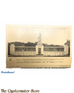 Postcard 1914-18 Dinant, Monument National aux Martyrs civils de la Belgique 1914-18