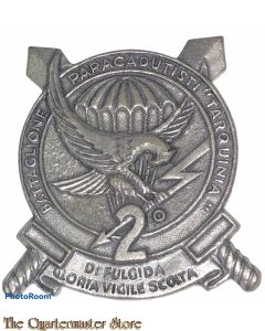 Italy - Folgore 2nd Batt parachutist badge (Spilla Distintivo 2 Btg Tarquinia Paracadusti FOLGORE Esercito Italiano)