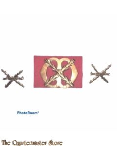 Baret embleem en schouder Regiment Chasse 1950-1963