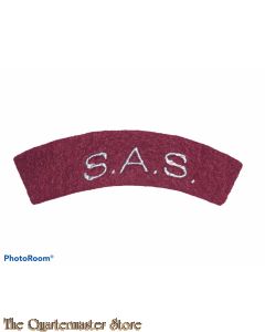 Shoulder title  S.A.S. Special Air Service  (arched)