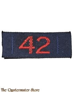 "Cash title" Shoulder flash 42 Royal Marines