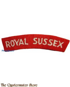 Shoulder flash Royal Sussex Regiment