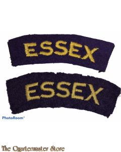 Shoulder flashes Essex Regiment 