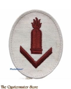 Armel abzeichen KM Sonderausbildung Geschützführer I (Trade badge qualified artillery leader I)