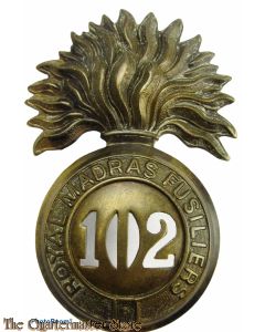 Shako badge 102nd Regiment of Foot (Royal Madras Fusiliers)