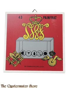 Keramische tegel 43 PainfBat JWF bevoorradingspeleton 