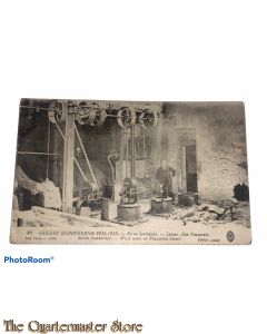 Postcard 1914-15 Reims bombarded, Wash house in Ponsardin street