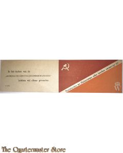 Dutch NSB Leaflets Proletariërs en Plutocraten aller landen verenigt U!