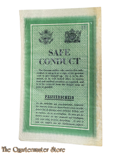 Flugblatt US/GB ZG.37A Passierschein/Safe Conduct