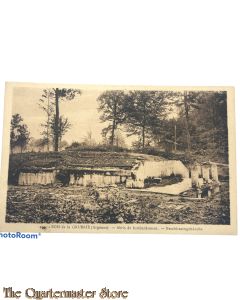Postcard 1914-18 Bois de la Gruerie (Argonne), Abris de Bombardement. Beschiessungsobdache