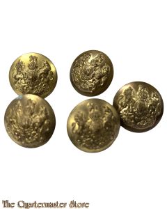 5 KC Brass service dress buttons WW2  (Buttons Ltd)