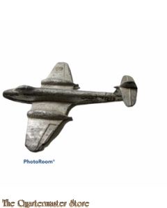 No 731 Vintage Metal Silver Twin Engine WW II Fighter Airplane DT