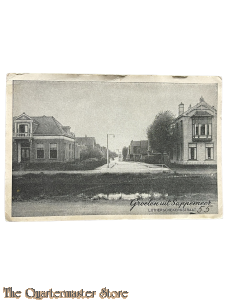 Ansichtkaart 1939 Lutherschekerkstraat 55 Groeten uit Sappemeer 