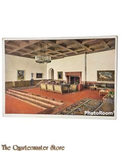 AnsichtsKarte (Mil. Postcard) Grosse Halle Der Berghof, Obersalsberg