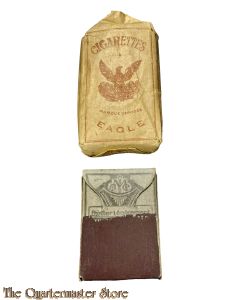 France - WW1 US Army issued Cigarettes BASTOS Oran and matches Celtiques 