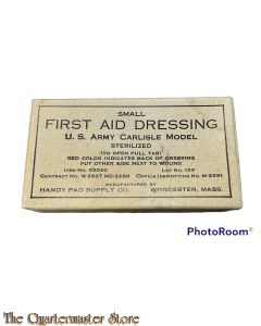 Small first aid dressing Carlisle (kaki carton) sterilized