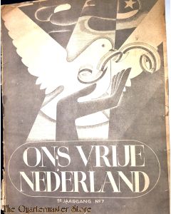 Ons vrije Nederland 5e jrg no 7  (Vredesduif)
