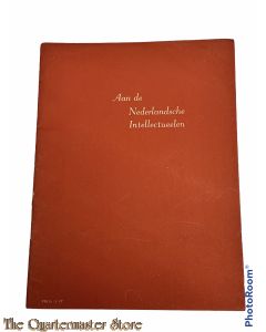 Brochure NSB  ;   Aan de Nederlandsche intellectuelen