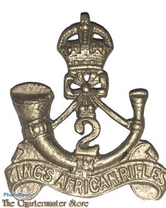 Cap badge 2nd Kings African Rifles (KAR)