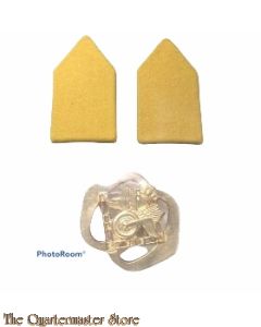 Baret embleem Bevo en transport incl kraag emblemen