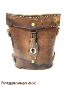 France - Leather HUET binocular case WW2 (Franse leren kijkertas HUET WW2)